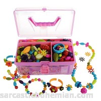 Gili Pop Beads Arts and Crafts Toys Gifts for Kids Age 4yr-8yr Jewelry Making Kit for 4 5 6 7 Year Old Girls Necklace and Bracelet and Ring Creativity DIY Set 500 PCS B0727P9R1H